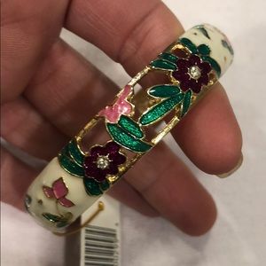 Enamel Bangle Bracelet
